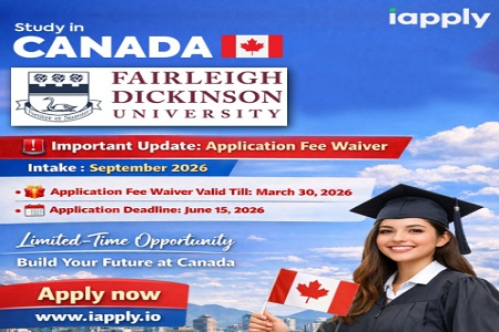 Application Fee Waiver � Fairleigh Dickinson University | September 2026 Intake