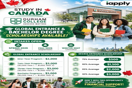 Durham College Scholarships � Intakes Open (2026�2027)