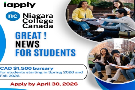 Niagara College Canada � Trailblazer Bursary for Spring & Fall 2026