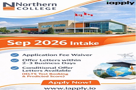 Northern College � Sep 2026 Intake | Application Fee Waiver