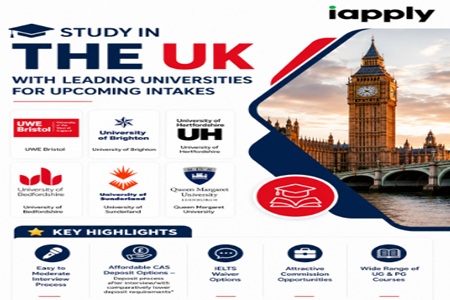 Study in the UK - Leading Universities - Upcoming Intakes
